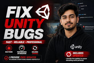 fix bugs errors and issues in your unity game