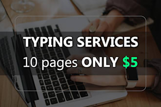do  professional fast copy typing, retype, data entry job
