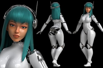 create a 3d character model