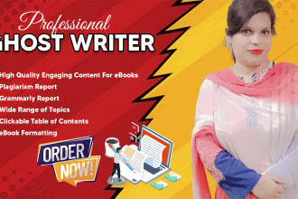 be your book and ebook writer