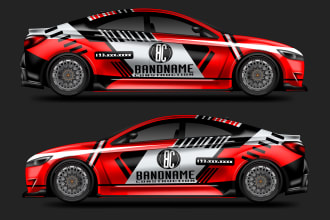 do expert creative vehicle wrap design of any car, van, truck,