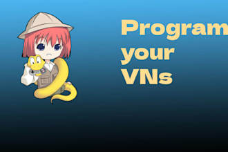 program your visual novel using renpy