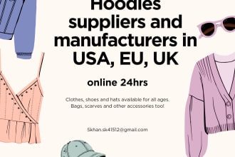 find best clothing, t shirts and hoodies suppliers, manufacturer in USA ,UK , eu