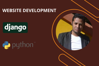 develop your website using python and django