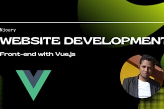 develop a web application using vue js