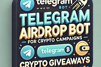 develop a telegram airdrop bot for crypto campaigns and giveaways