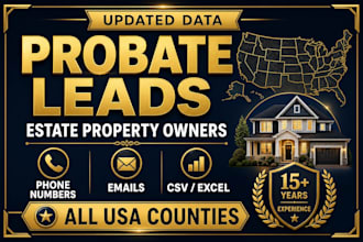 provide probate leads USA