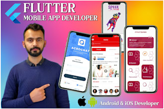 develop ios and android mobile app using flutter