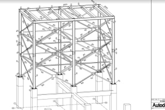 do structural steel design, detailing, fabrication drawings, quantities,bom