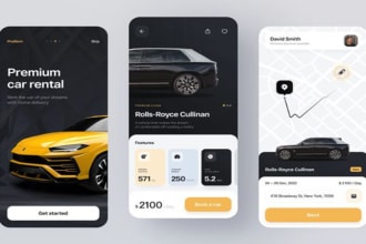 develop a car rental app, and fleet management app for your business