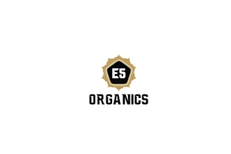 create a catchy logo for e5 organics company