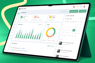 design a modern saas dashboard UI UX in figma
