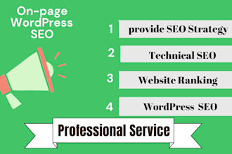 do deep and indepth on page SEO optimization to rank no 1 on google