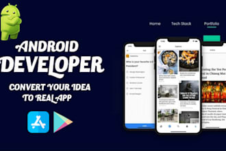 develop a professional native android app