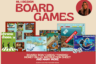 design a custom board game for you
