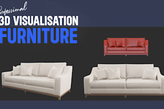 create 3d models for furniture