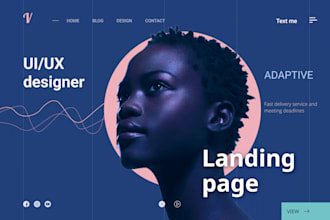Best Price!  create UI UX landing and squeeze page design
