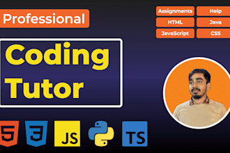 be your python, HTML, CSS, javascript and tutor