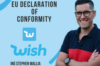 compile eu declarations to sell on wish
