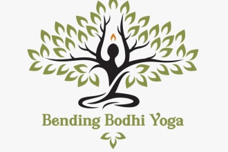 make a new attractive great yoga logo unlimited revisions