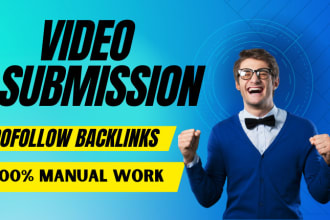 submit your video on 50 HQ video submission sites