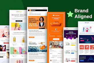 design and develop a brand aligned email and newsletter template