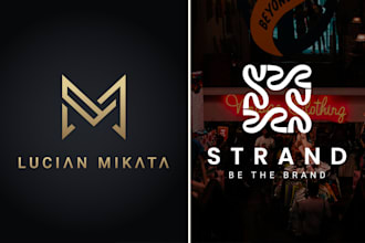 do a timeless modern minimalist business logo design