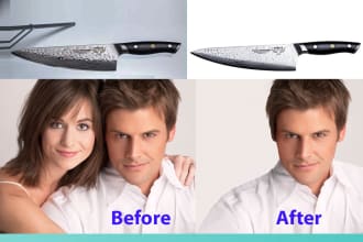 clean up background, remove unwanted objects in photoshop
