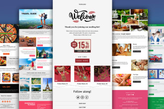 design a editable mailchimp template