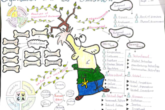 create colourful mind or concept map within one day