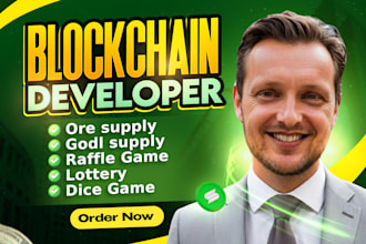 be blockchain developer for solana game like ore, godl supply, raffle