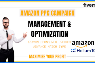 setup and manage amazon PPC campaign and advertising ads