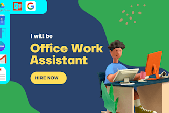 an office assistant with administrative management skills