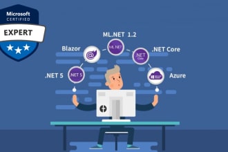 develop asp dot core mvc, webforms, and web apis