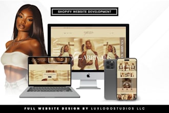 design a shopify website for beauty and wellness business