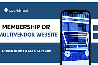 develop a dating, membership, multivendor website on wordpress or web app