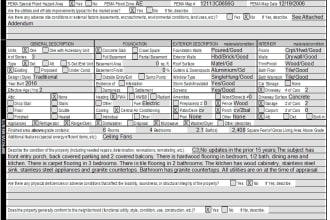 do a real estate appraisal report