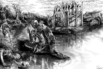 draw digital illustrations in manga or comic style