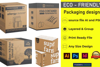 do packaging box design and kraft  packaging