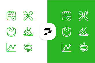 design a professional minimalist icon for app or website