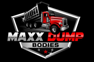 make elegant van, truck, lorry and transport logo for you