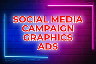 design campaign graphics for your social media ads