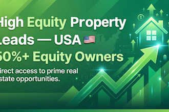 find high equity home leads owner contacts USA investors