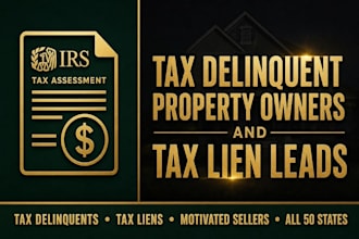 provide tax delinquent leads USA