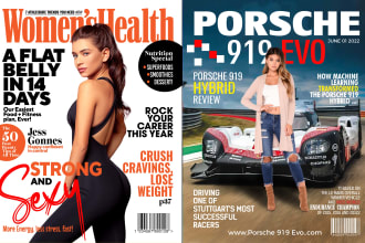 design professional eye catchy magazine cover within 24 hrs