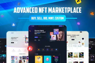 create advanced nft marketplace with custom features