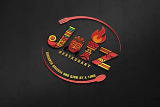 design restaurant, bar, club, bbq, cafe, food, and any business logo