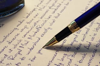 write letters, articles, or position papers and ship them