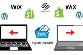 migrate your website clone transfer wordpress shopify wix