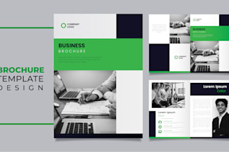 design professional any business brochure, flyer template